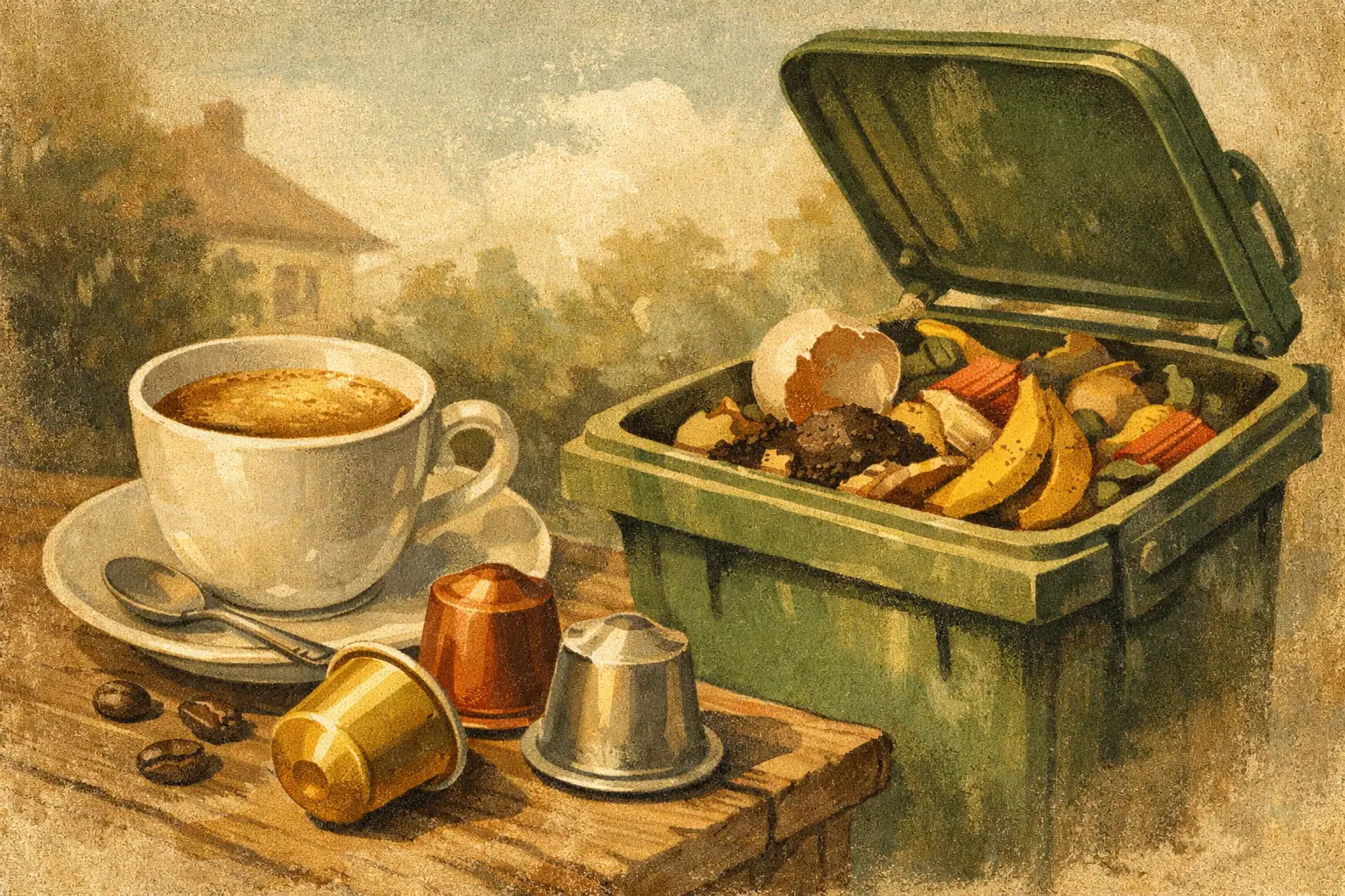 Koffiecups voor GFT bak? Dit moet je weten