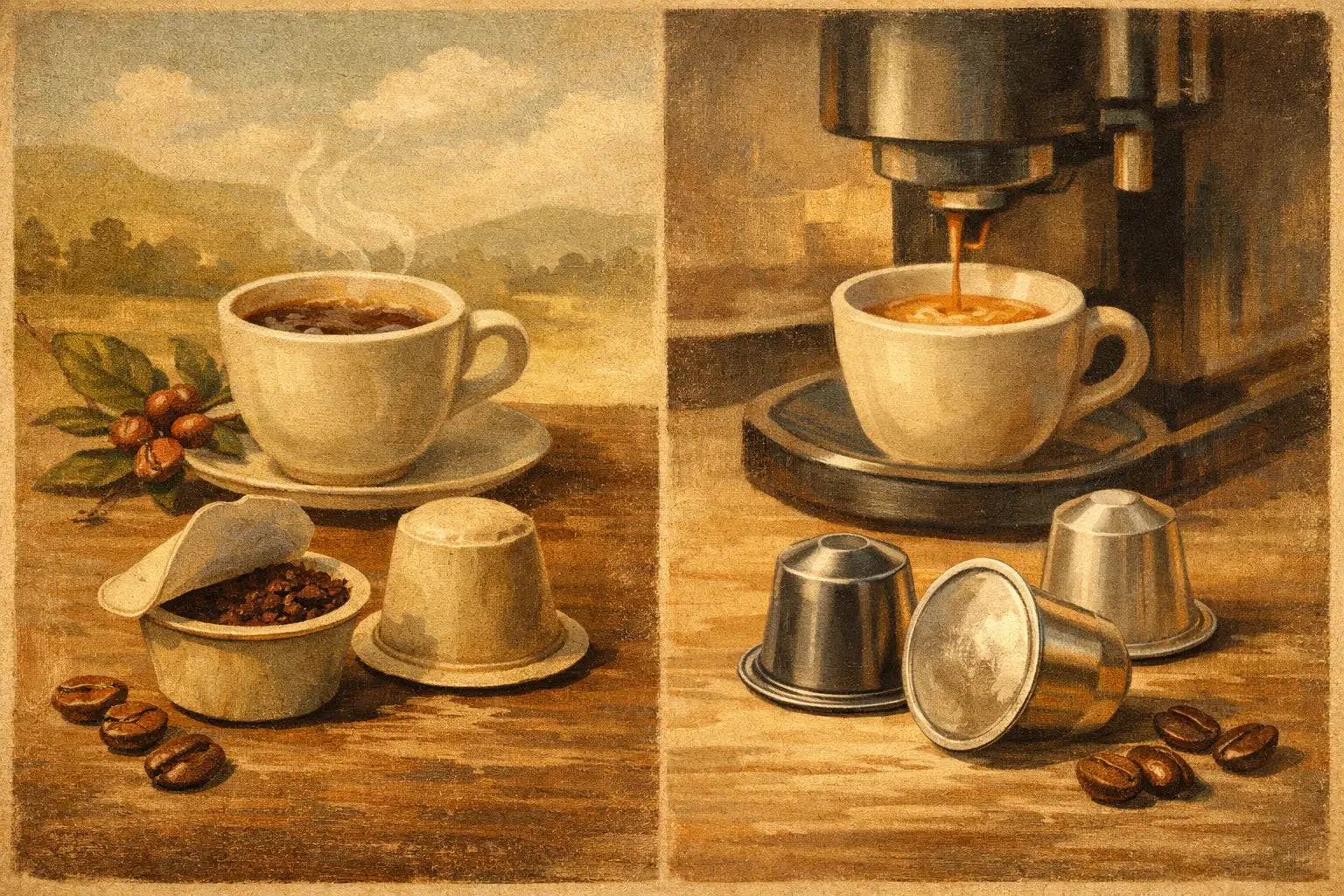 Composteerbare cups versus aluminium cups