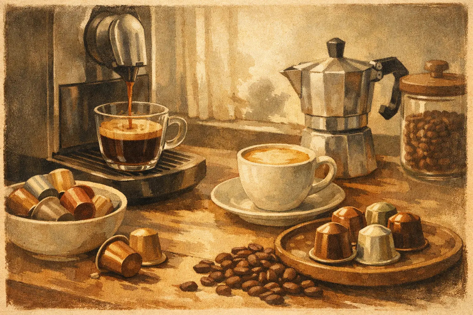 Beste koffiecapsules voor thuisgebruik kiezen