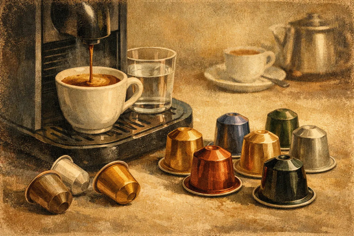 Welke capsules passen in Nespresso* machines?