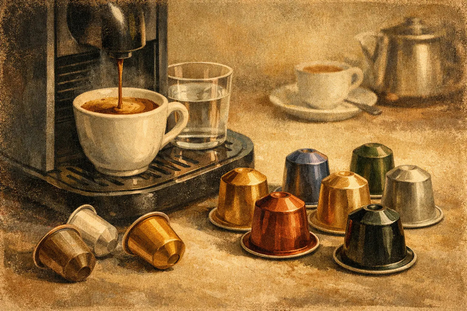 Welke capsules passen in Nespresso* machines?