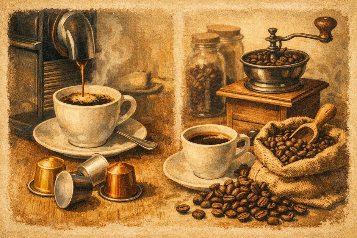 Koffiecapsules versus koffiebonen thuis: wat kies je?