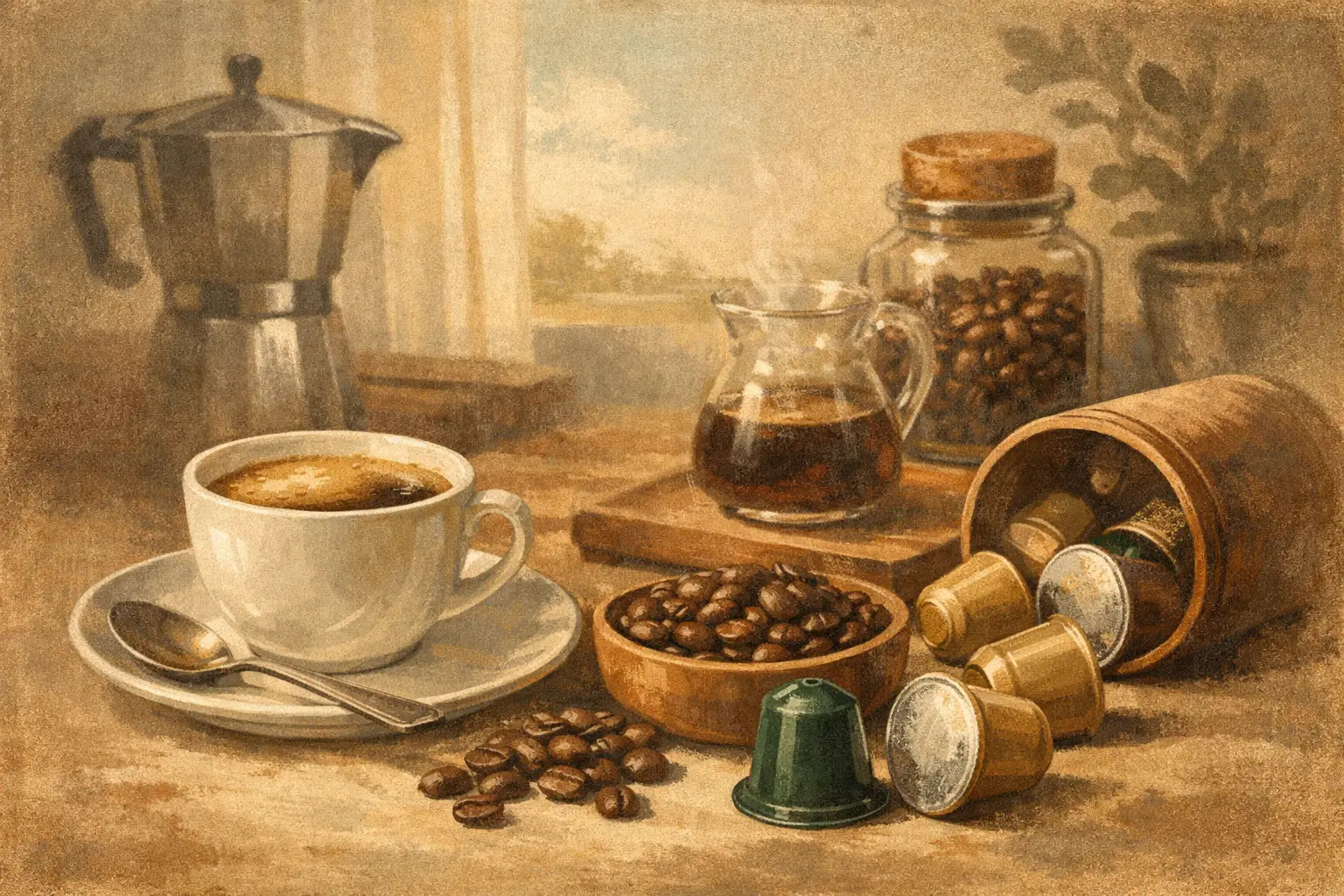 Gezonde koffiecapsules zonder loze claims