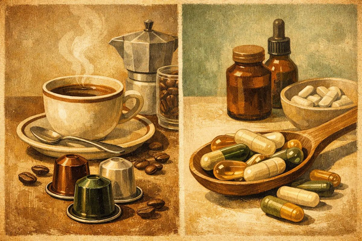 Verschil koffie cups en functionele capsules