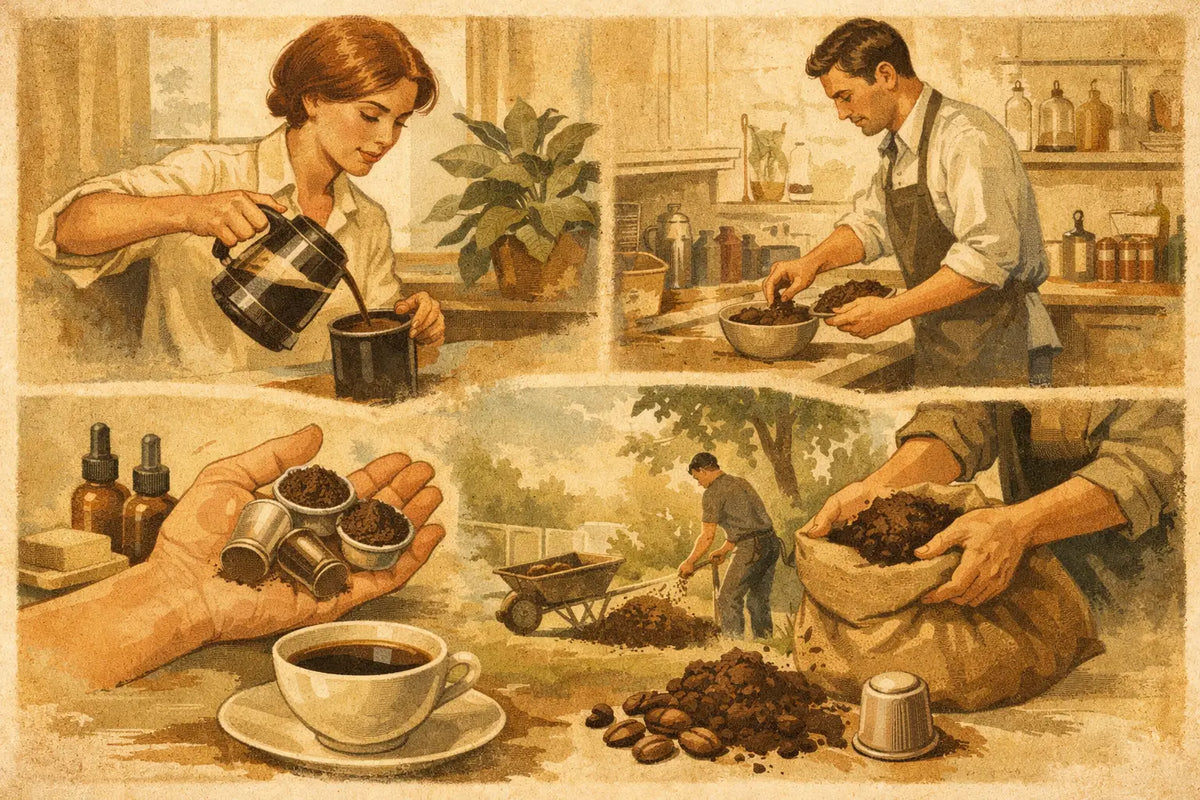 Vier manieren om koffieafval te verminderen