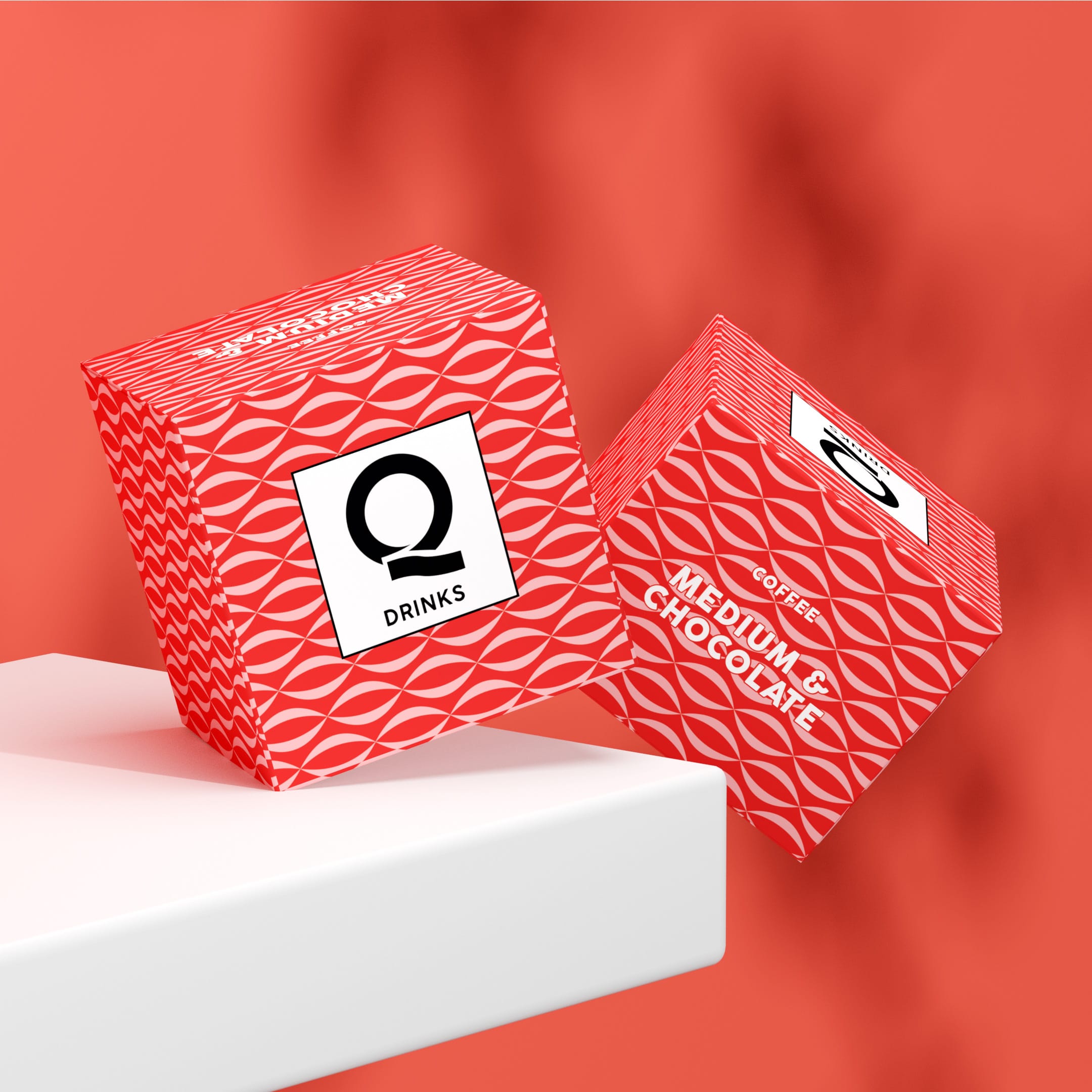 Q Drinks Medium & Chocolate capsule detail