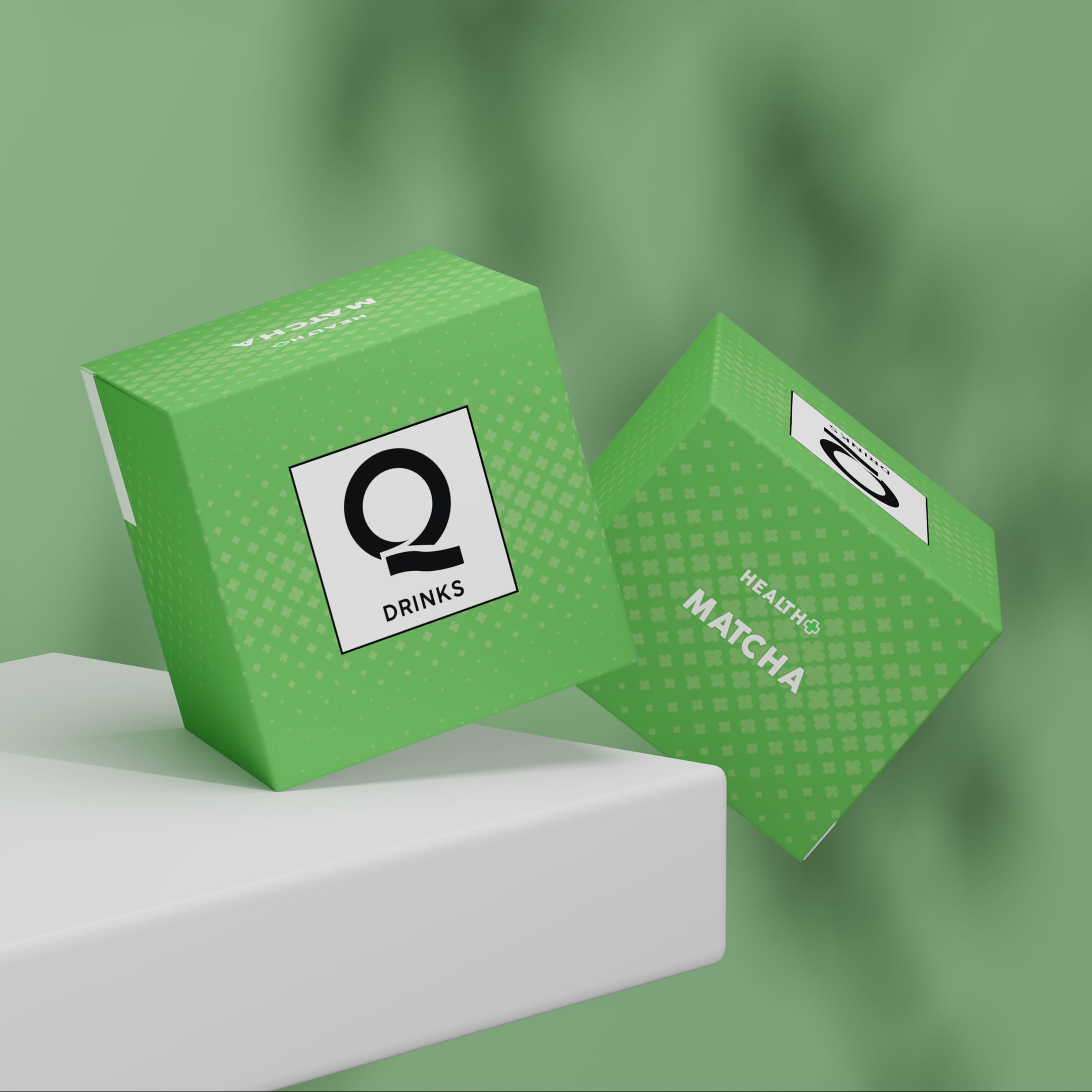 Q Drinks Matcha Collagen capsule detail